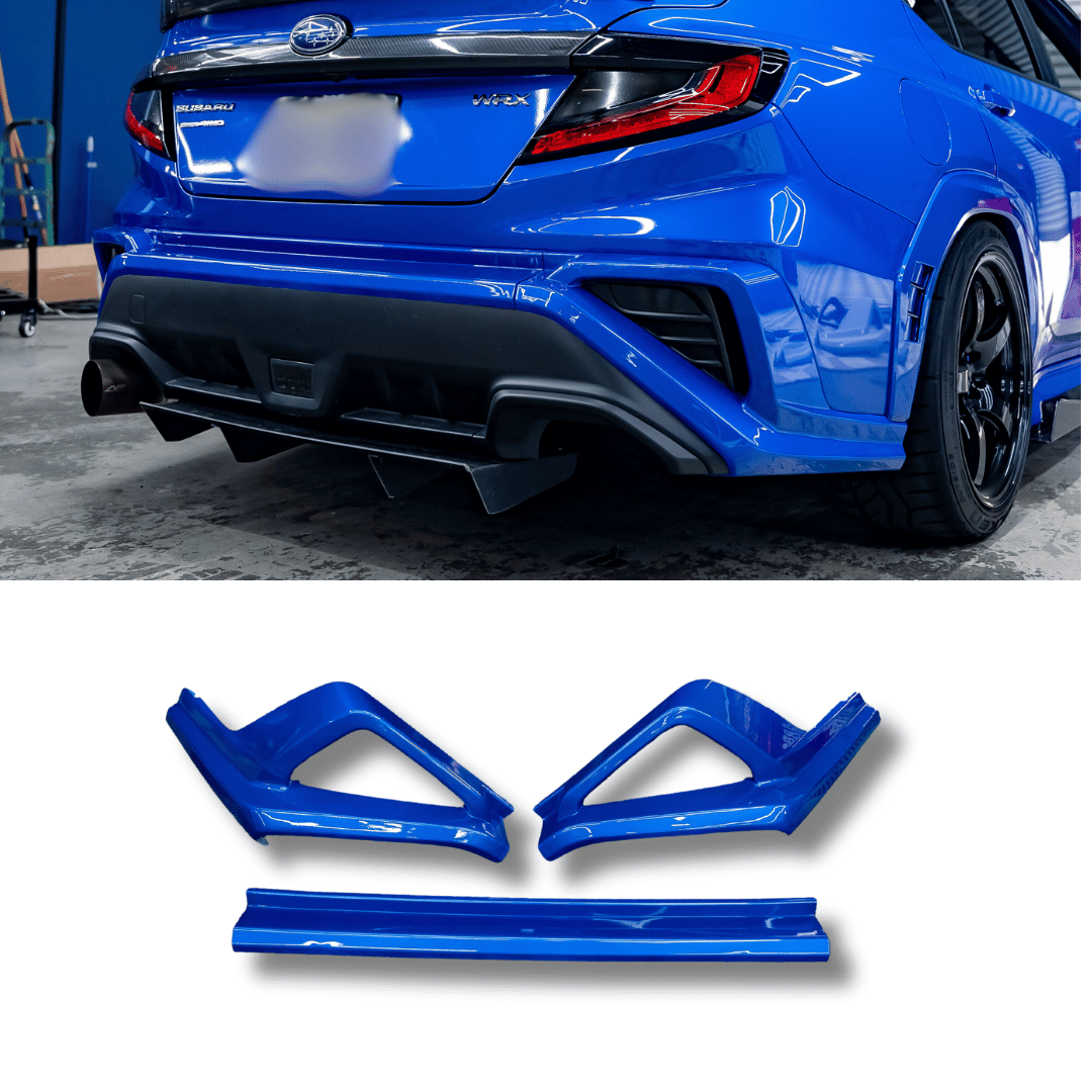 Optimize Your Subaru WRX with the 2022-2025 Paint-Matched Rear Bumper S-Style from AeroFlow Dynamics