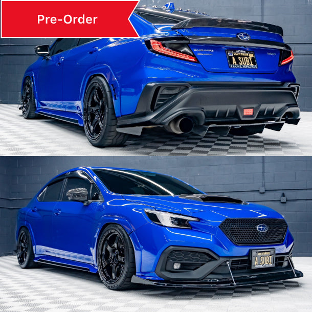 2022-2024 Subaru WRX Paint Matched Side Skirts S Style