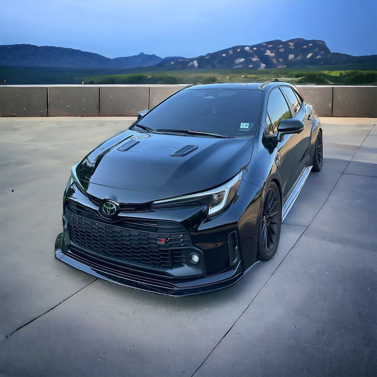 2023 - 2025 Toyota GR Corolla S Style Front Lip V1 - aeroflowdynamics

