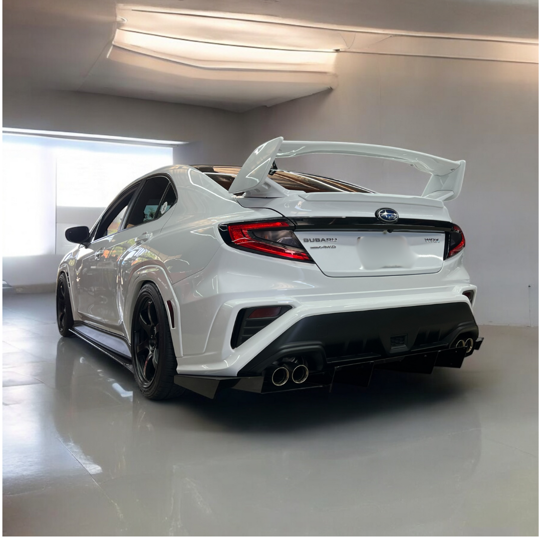 2022-2025 Subaru WRX Paint Matched Rear Bumper S Style - aeroflowdynamics