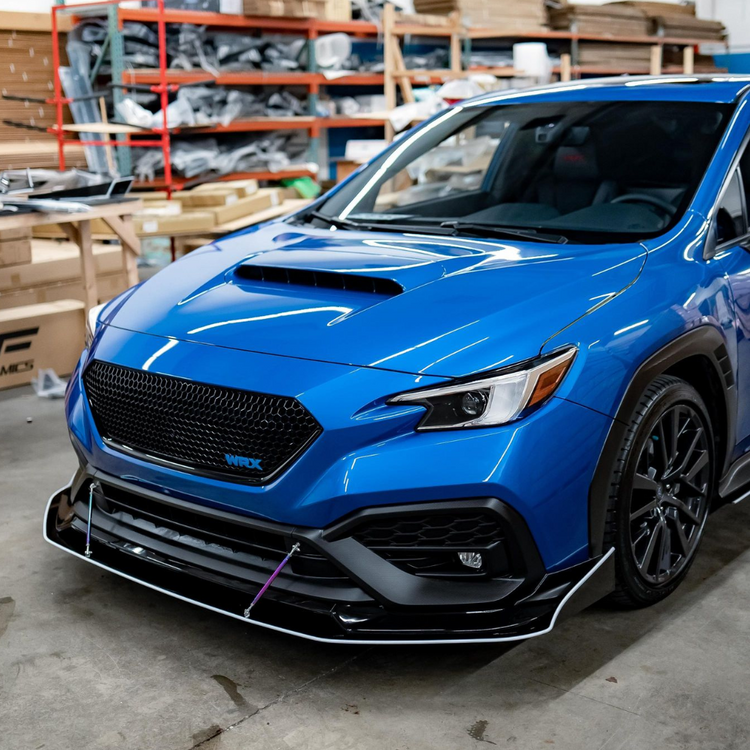 2022 Subaru STI & WRX Front Splitter V6 – AeroflowDynamics